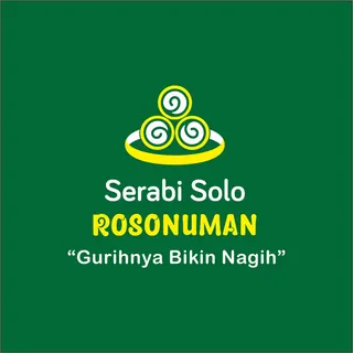 Logo Serabi Solo Rosonuman, pelanggan Sultan Kemasan
